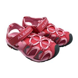 Aleader Girls Fisherman Sandals Faux Leather Pink Size 27 US 11